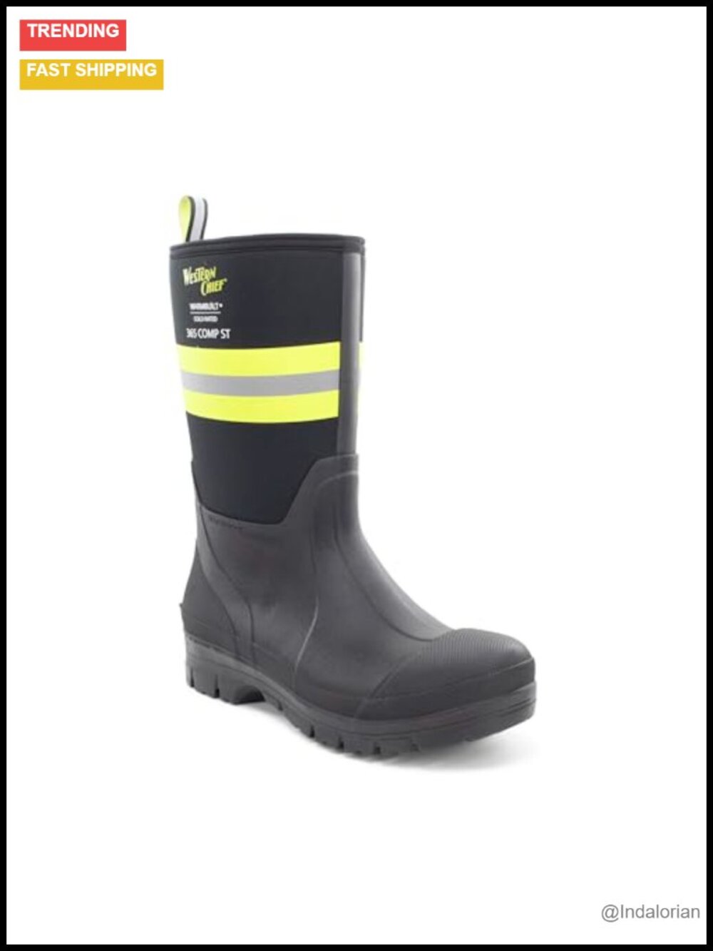 Unisex Neoprene Cold Weather Boots Waterproof Insulated Winter Rain Boots